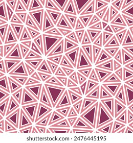 Triangles background design. Compact triangles size. Solid shapes in frames. Single color tone style. Repeatable pattern. Stylish vector tiles.