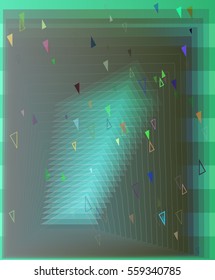 triangles background elements