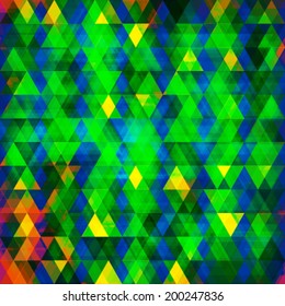 Triangles background with geometric shapes. Vector.