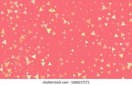 Triangles background vector. Retro pattern of geometric shapes. Colorful gradient mosaic backdrop consisting of colored triangles. Modern overlapping triangles. Modern abstract polygonal background.