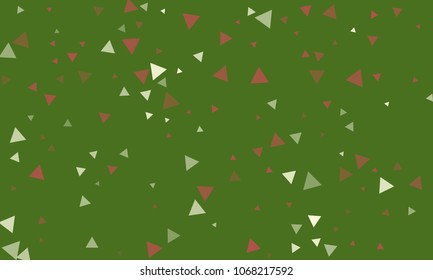 Triangles background vector. Retro pattern of geometric shapes. Colorful gradient mosaic backdrop consisting of colored triangles. Modern overlapping triangles. Modern abstract polygonal background.