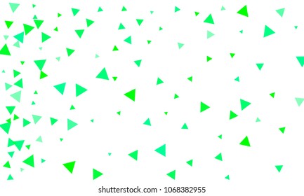 Triangles background vector. Retro pattern of geometric shapes. Colorful gradient mosaic backdrop consisting of colored triangles. Modern overlapping triangles. Modern abstract polygonal background.