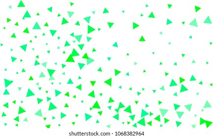 Triangles background vector. Retro pattern of geometric shapes. Colorful gradient mosaic backdrop consisting of colored triangles. Modern overlapping triangles. Modern abstract polygonal background.