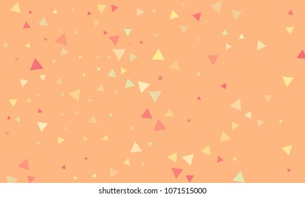 Triangles background vector. Retro pattern of geometric shapes. Colorful gradient mosaic backdrop consisting of colored triangles. Modern overlapping triangles. Modern abstract polygonal background.