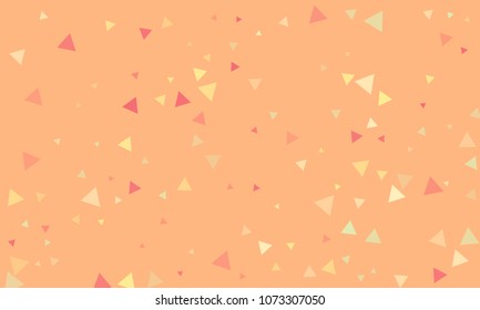 Triangles background vector. Retro pattern of geometric shapes. Colorful gradient mosaic backdrop consisting of colored triangles. Modern overlapping triangles. Modern abstract polygonal background.