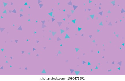 Triangles background vector. Retro pattern of geometric shapes. Colorful gradient mosaic backdrop consisting of colored triangles. Modern overlapping triangles. Modern abstract polygonal background.