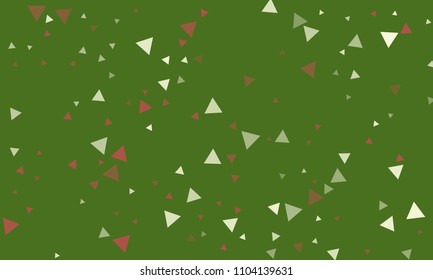 Triangles background vector. Retro pattern of geometric shapes. Colorful gradient mosaic backdrop consisting of colored triangles. Modern overlapping triangles. Modern abstract polygonal background.