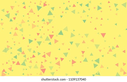 Triangles background vector. Retro pattern of geometric shapes. Colorful gradient mosaic backdrop consisting of colored triangles. Modern overlapping triangles. Modern abstract polygonal background.