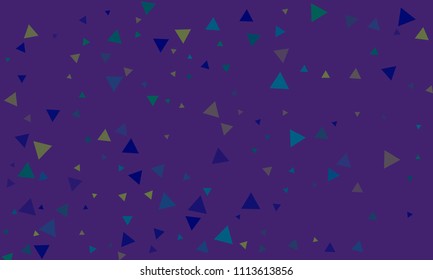 Triangles background vector. Retro pattern of geometric shapes. Colorful gradient mosaic backdrop consisting of colored triangles. Modern overlapping triangles. Modern abstract polygonal background.