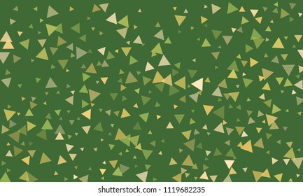 Triangles background vector. Retro pattern of geometric shapes. Colorful gradient mosaic backdrop consisting of colored triangles. Modern overlapping triangles. Modern abstract polygonal background.