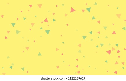 Triangles background vector. Retro pattern of geometric shapes. Colorful gradient mosaic backdrop consisting of colored triangles. Modern overlapping triangles. Modern abstract polygonal background.