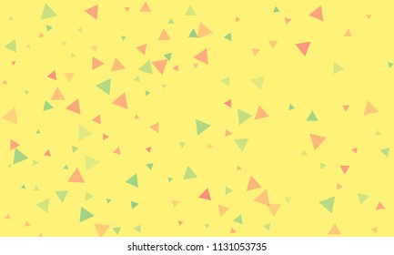 Triangles background vector. Retro pattern of geometric shapes. Colorful gradient mosaic backdrop consisting of colored triangles. Modern overlapping triangles. Modern abstract polygonal background.
