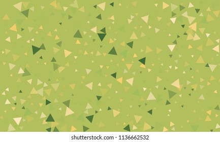 Triangles background vector. Retro pattern of geometric shapes. Colorful gradient mosaic backdrop consisting of colored triangles. Modern overlapping triangles. Modern abstract polygonal background.