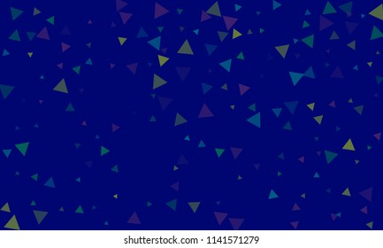 Triangles background vector. Retro pattern of geometric shapes. Colorful gradient mosaic backdrop consisting of colored triangles. Modern overlapping triangles. Modern abstract polygonal background.