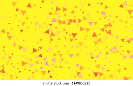 Triangles background vector. Retro pattern of geometric shapes. Colorful gradient mosaic backdrop consisting of colored triangles. Modern overlapping triangles. Modern abstract polygonal background.