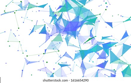 Triangles blood texture dots red background. Vector illustration for my design.