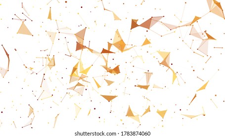 Triangles blood texture dots red background. Vector illustration for my design.