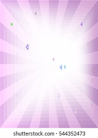 triangles and booklet between current illumination