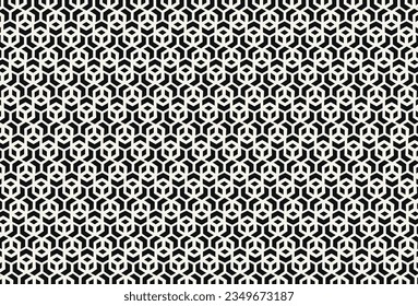 Triangles call each other like flowers It has a geometric shape with a black fabric pattern Can be used as a background or various wallpapers