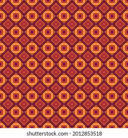 Triangles, checks, diamonds ornament. Seamless pattern. Tiles backdrop. Triangular shapes, squares, rhombuses, wallpaper. Geometric background. Ethic motif. Geometrical vector. Mosaic textile print
