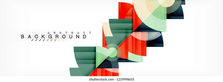 Triângulos e fundo geométrico círculo, design moderno