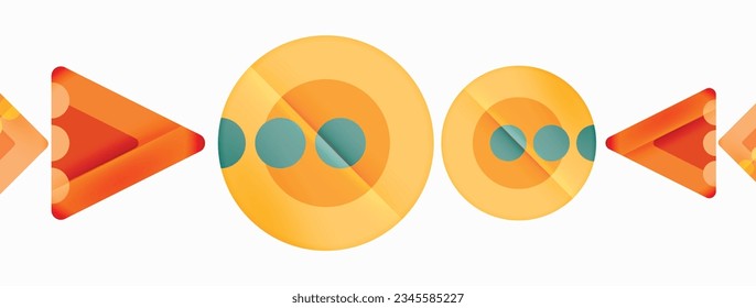 Triangles and circles abstract background for wallpaper, banner, background, card, book Illustration, landing page