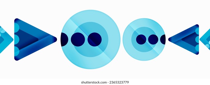 Triangles and circles abstract background for wallpaper, banner, background, card, book Illustration, landing page