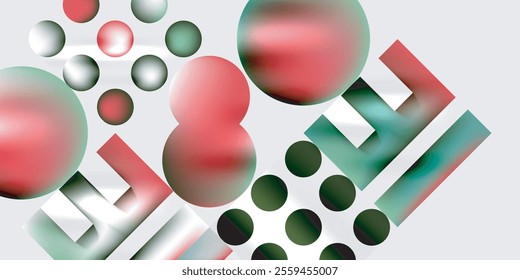 Triangles, circles, squares, rectangles design. Vector Illustration For Wallpaper, Banner, Background, Card, Book Illustration, landing page