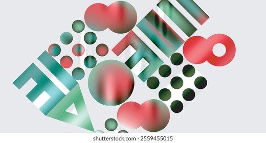 Triangles, circles, squares, rectangles design. Vector Illustration For Wallpaper, Banner, Background, Card, Book Illustration, landing page