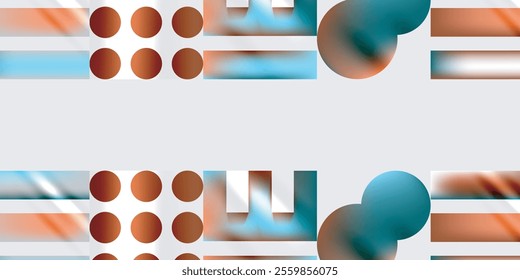 Triangles, circles, squares, rectangles design. Vector Illustration For Wallpaper, Banner, Background, Card, Book Illustration, landing page