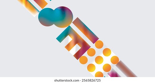 Triangles, circles, squares, rectangles design. Vector Illustration For Wallpaper, Banner, Background, Card, Book Illustration, landing page