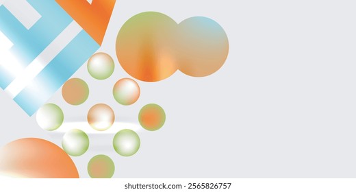 Triangles, circles, squares, rectangles design. Vector Illustration For Wallpaper, Banner, Background, Card, Book Illustration, landing page