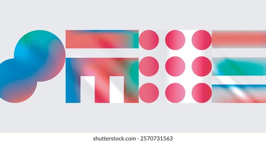 Triangles, circles, squares, rectangles design. Vector Illustration For Wallpaper, Banner, Background, Card, Book Illustration, landing page