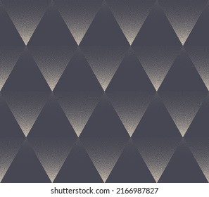 Dreiecke klassische geometrische Retro Nahtlose Muster, Vektorhintergrund abstrakter Muster. Alt modische Teppichverzierung Vintage Frayed Textur Wiederholte hellgraue Tapete. Illustration von halb zehn Design-Kunstwerken