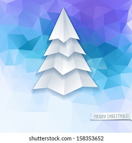 triangles corporate identity abstract geometric background with paper christmas tree triangles corporate identity line tree white star abstract background scene digital new modern christmas site busin