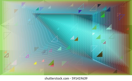 triangles design art