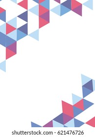 Triangles design  for documents
