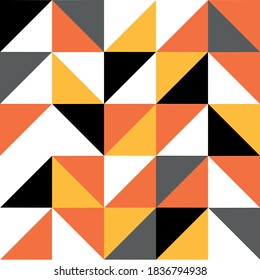 triangles in different directions of different colors for any type of printing
