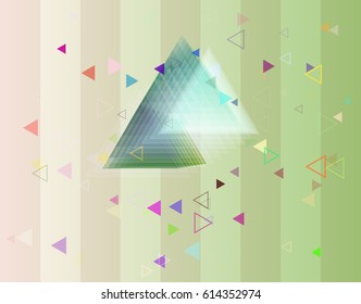 triangles elements background