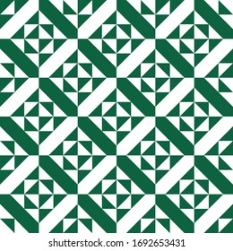 Triangles, figures seamless pattern. Folk wallpaper. Triangular shapes, forms ornate. Geometric background. Tribal motif. Ethnic ornament. Geometrical image. Textile print, abstract. Vector artwork.