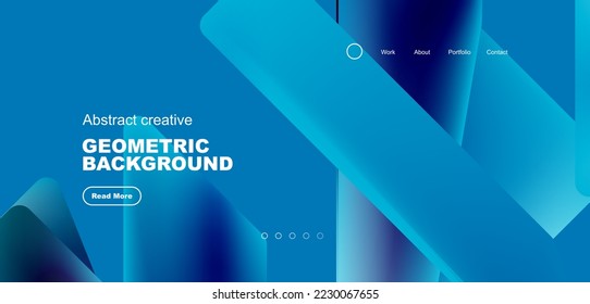 Triangles with fluid colors geometric abstract background. Techno or business concept, pattern for wallpaper, banner, background, landing page