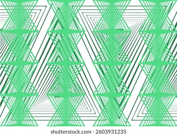 Triangles form a geometric abstract art pattern.