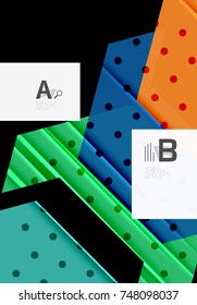 Triangles and geometric shapes abstract background. Vector illustration for your design