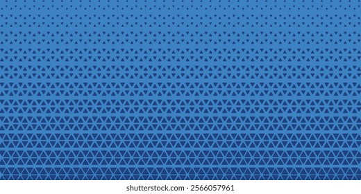 Triangles Halftone Pattern Vector Abstract Geometric Technology Background. Triangular Half Tone Texture. Minimal Style Dynamic Tech Wallpaper