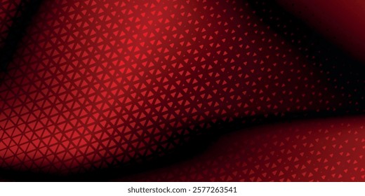 Triangles Halftone Pattern Vector Abstract Geometric Technology Background. Triangular Half Tone Texture. Minimal Style Dynamic Tech Wallpaper