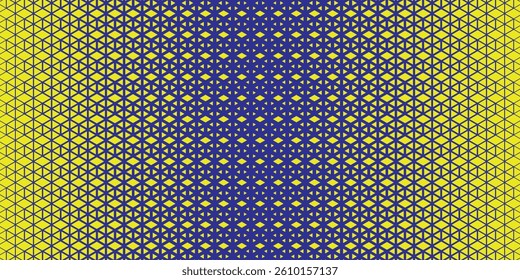 Triangles Halftone Pattern Vector Abstract Geometric Technology Background. Triangular Half Tone Texture. Minimal Style Dynamic Tech modern Wallpaper