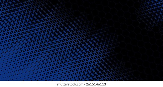 Triangles Halftone Pattern Vector Abstract Geometric Technology Background. Triangular Half Tone Texture. Minimal Style Dynamic Tech Wallpaper
