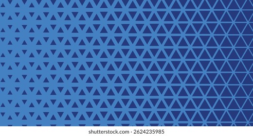 Triangles Halftone Pattern Vector Abstract Geometric Technology Background. Triangular Half Tone Texture. Minimal Style Dynamic Tech Wallpaper