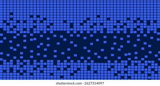 Triangles Halftone Pattern Vector Abstract Geometric Technology Background. Triangular Half Tone Texture. Minimal Style Dynamic Tech Wallpaper