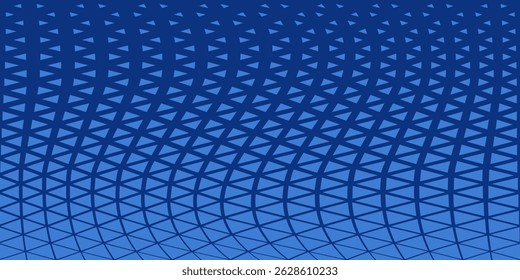 Triangles Halftone Pattern Vector Abstract Geometric Technology Background. Triangular Half Tone Texture. Minimal Style Dynamic Tech Wallpaper